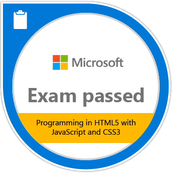 Microsoft certification badge